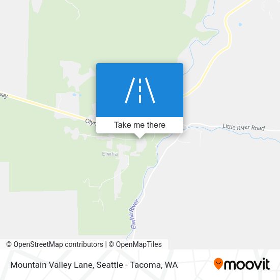 Mountain Valley Lane map