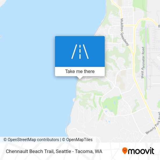 Mapa de Chennault Beach Trail