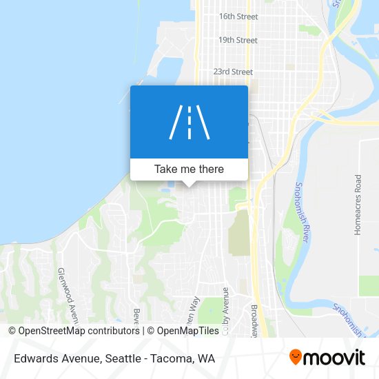 Edwards Avenue map