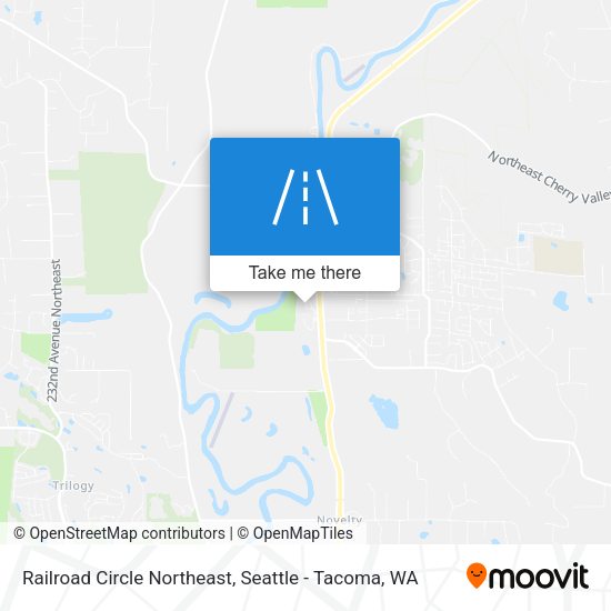 Mapa de Railroad Circle Northeast