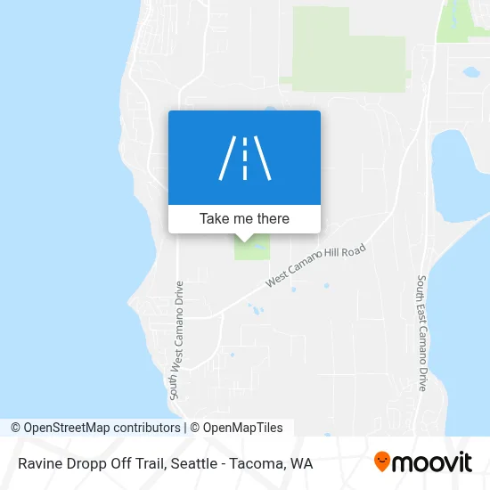 Ravine Dropp Off Trail map