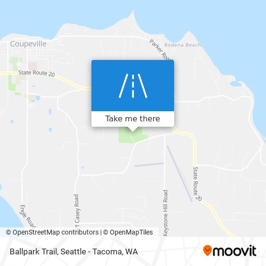 Mapa de Ballpark Trail