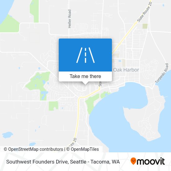 Southwest Founders Drive map