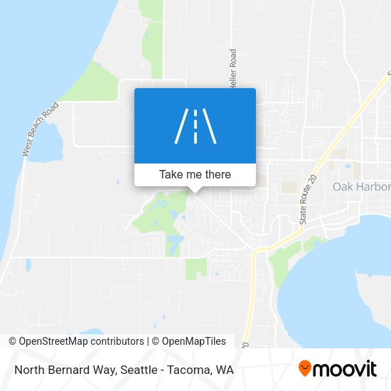 Mapa de North Bernard Way