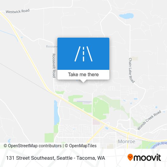 Mapa de 131 Street Southeast
