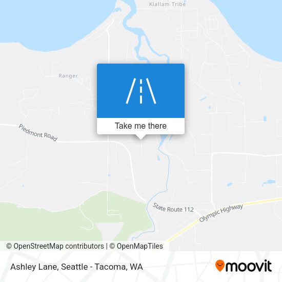 Ashley Lane map