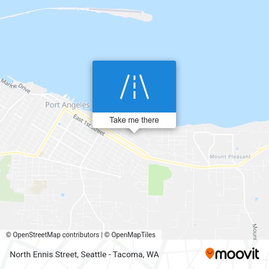 North Ennis Street map