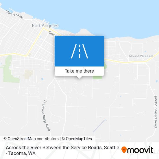 Across the River Between the Service Roads map