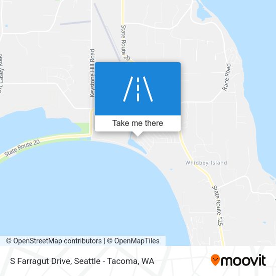 S Farragut Drive map