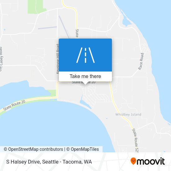 S Halsey Drive map