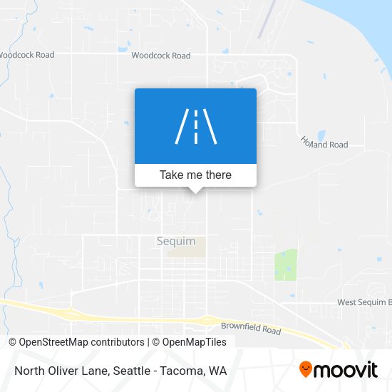 Mapa de North Oliver Lane