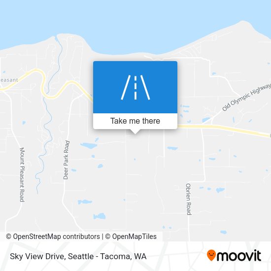 Sky View Drive map