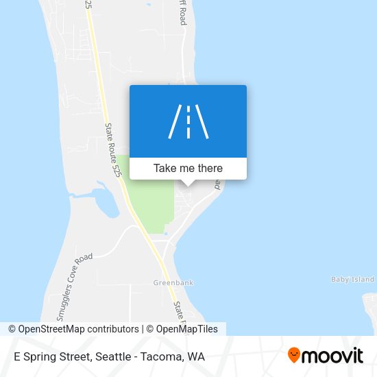 E Spring Street map