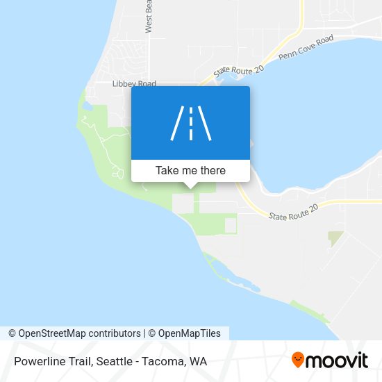 Mapa de Powerline Trail