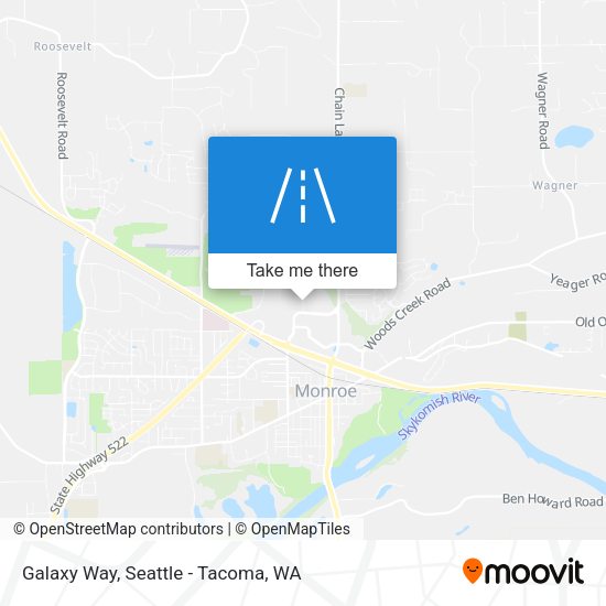 Galaxy Way map