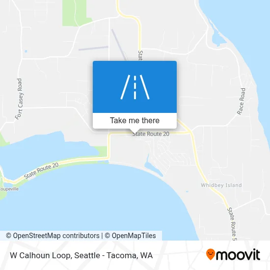 W Calhoun Loop map