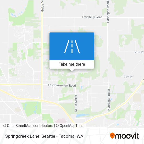 Springcreek Lane map