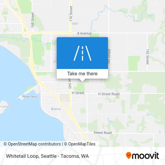Whitetail Loop map
