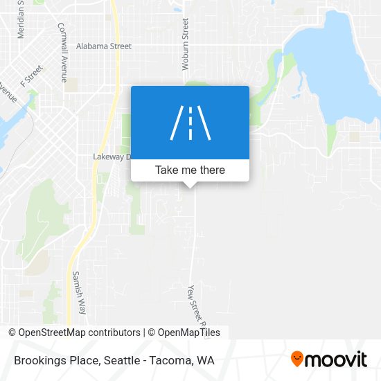 Brookings Place map