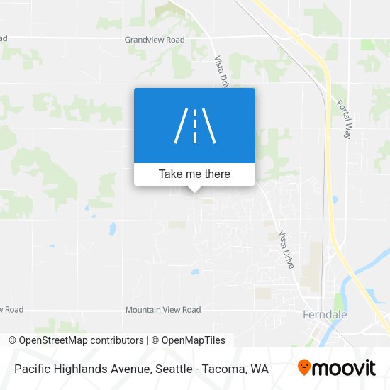 Pacific Highlands Avenue map