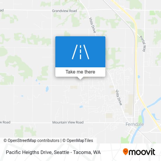 Pacific Heigths Drive map