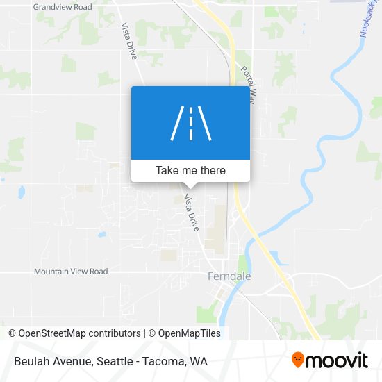 Beulah Avenue map