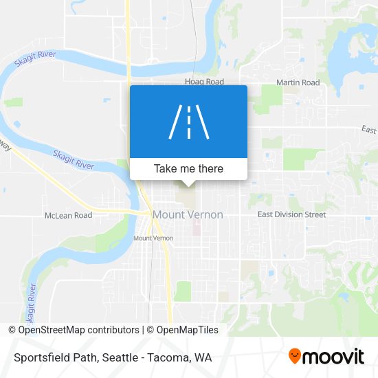 Mapa de Sportsfield Path