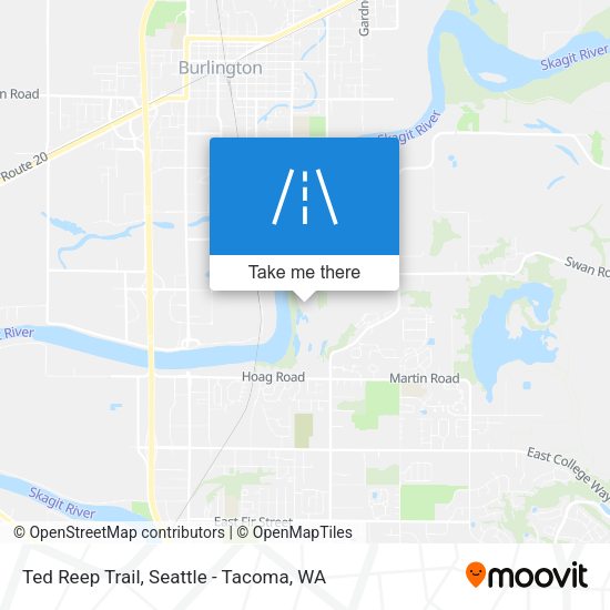 Mapa de Ted Reep Trail