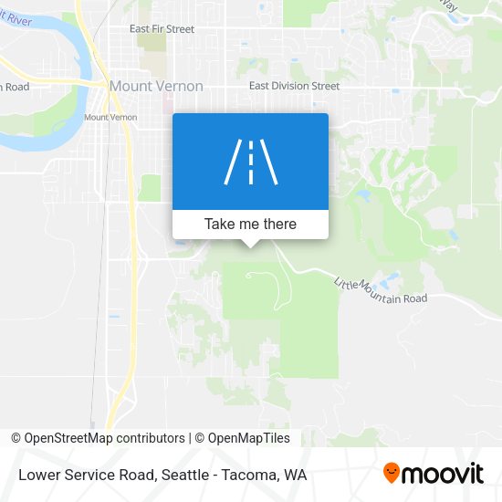 Mapa de Lower Service Road
