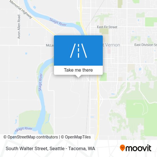 South Walter Street map