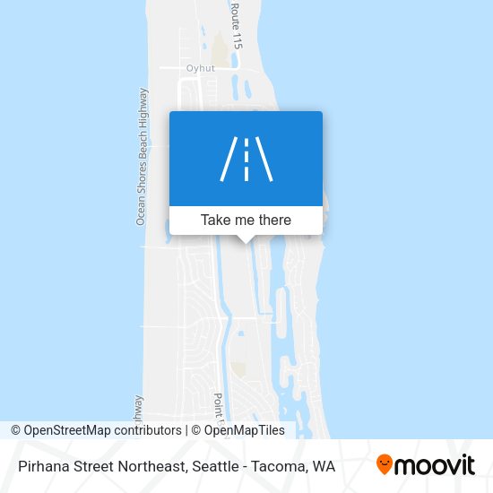 Mapa de Pirhana Street Northeast