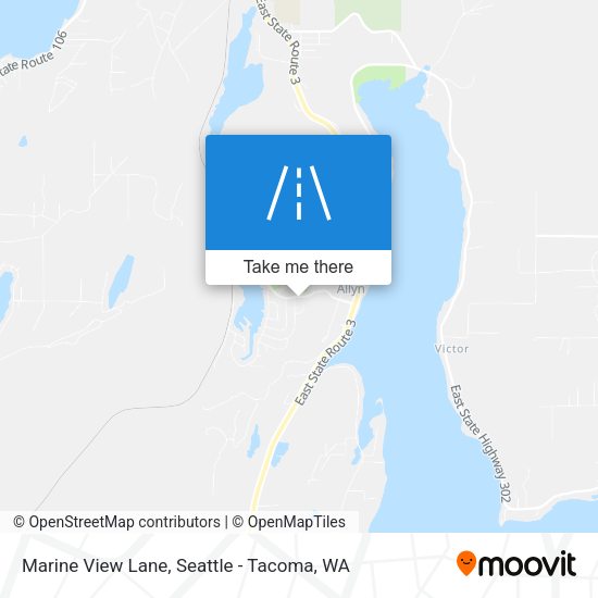 Mapa de Marine View Lane