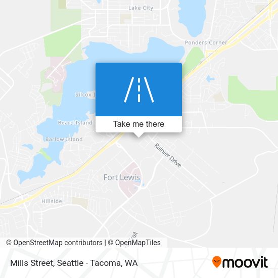 Mills Street map