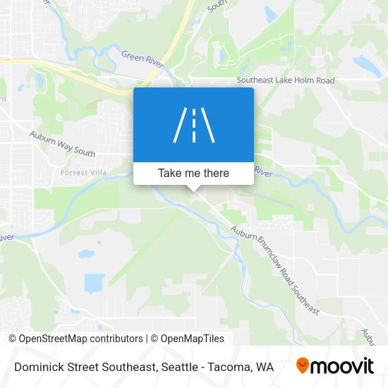 Mapa de Dominick Street Southeast