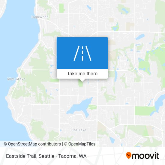 Eastside Trail map
