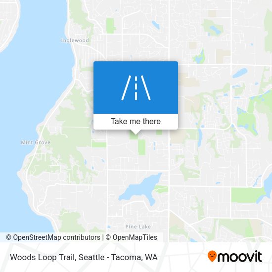 Woods Loop Trail map