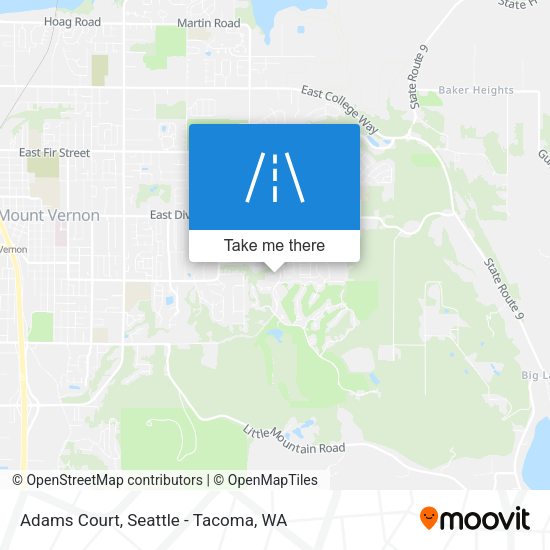 Adams Court map
