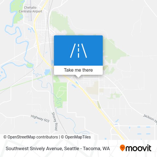 Mapa de Southwest Snively Avenue