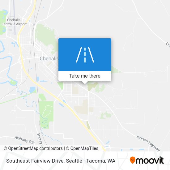 Southeast Fairview Drive map