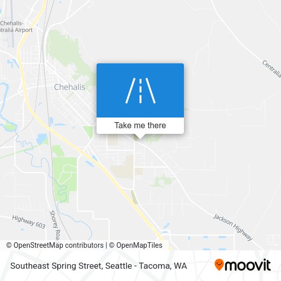 Southeast Spring Street map