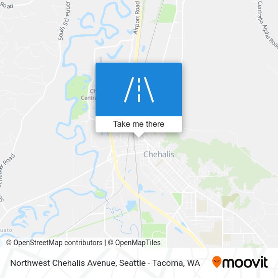 Mapa de Northwest Chehalis Avenue