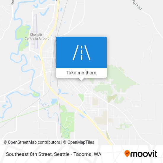Southeast 8th Street map