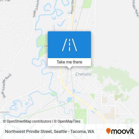 Northwest Prindle Street map