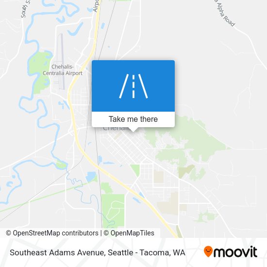 Mapa de Southeast Adams Avenue