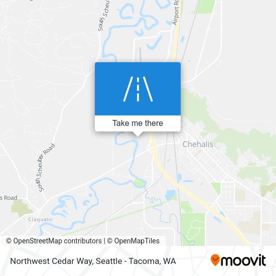 Mapa de Northwest Cedar Way