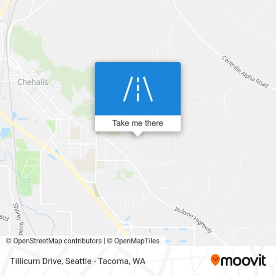 Tillicum Drive map