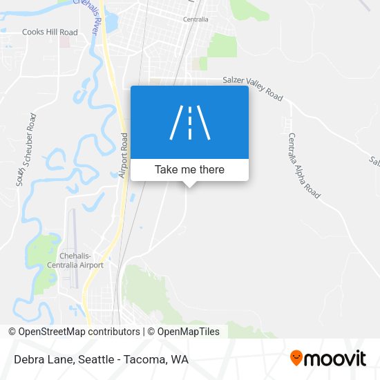 Debra Lane map