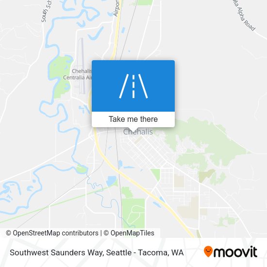 Southwest Saunders Way map