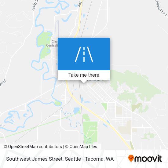 Mapa de Southwest James Street