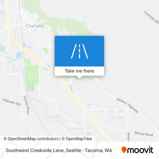 Mapa de Southwest Creekside Lane